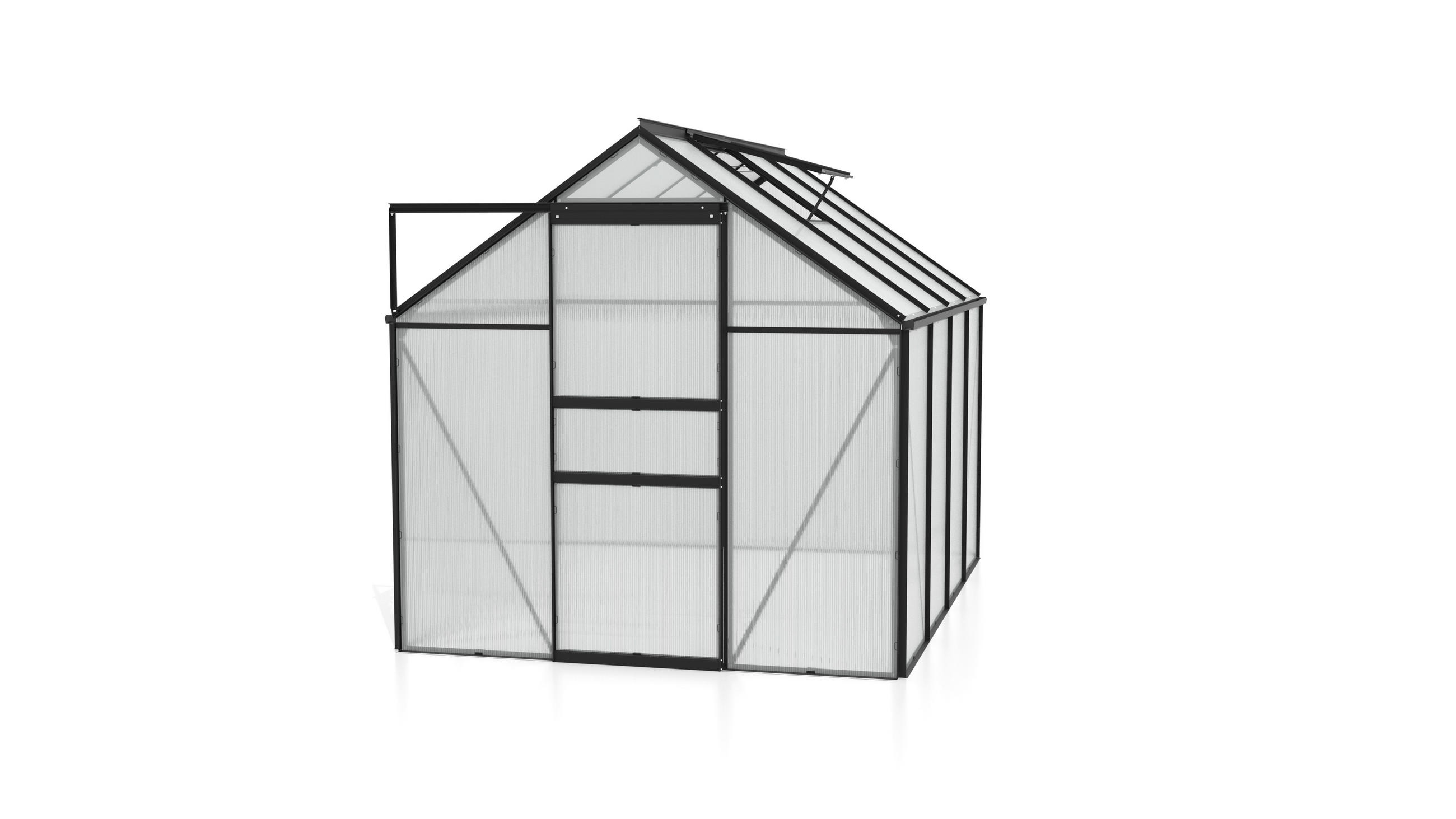 Gewächshausbausatz Comet 5000 5 m2 Metall/Kunststoff