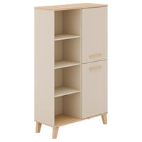 STANDREGAL  94,80/160,90/39,60 cm Naturfarben, Beige, Kaschmir  - Kaschmir/Beige, Design, Holzwerkstoff (94,80/160,90/39,60cm) - Paidi