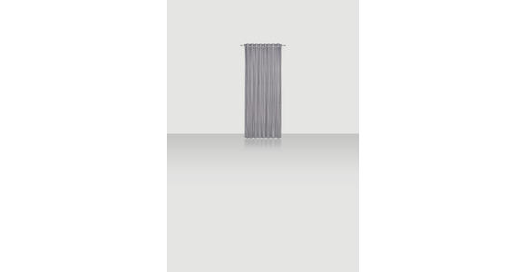 FERTIGVORHANG blickdicht - Anthrazit, Design, Textil (122/255cm) - Novel