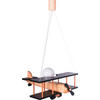 KINDERHÄNGELEUCHTE 42/45/75 cm   - Schwarz/Naturfarben, KONVENTIONELL, Holz (42/45/75cm)