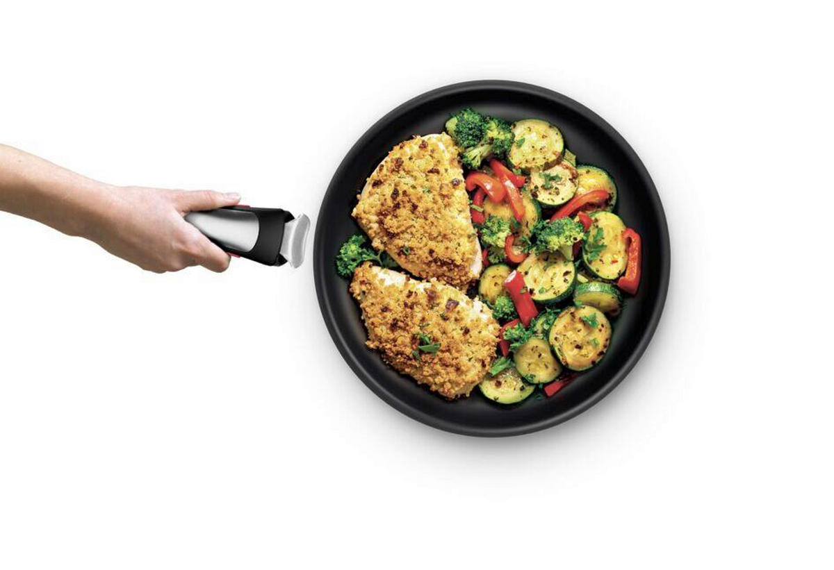 PFANNENSET Expertise G7 Aluminium 3-teilig  - Schwarz, Basics, Metall (24 / 28cm) - Tefal