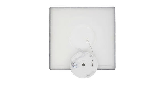 LED-DECKENLEUCHTE 42/42/2,9 cm   - Schwarz, Basics, Kunststoff (42/42/2,9cm) - Novel