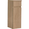 MIDISCHRANK 30/86/33 cm  - Eichefarben, Design, Glas/Holzwerkstoff (30/86/33cm) - Novel