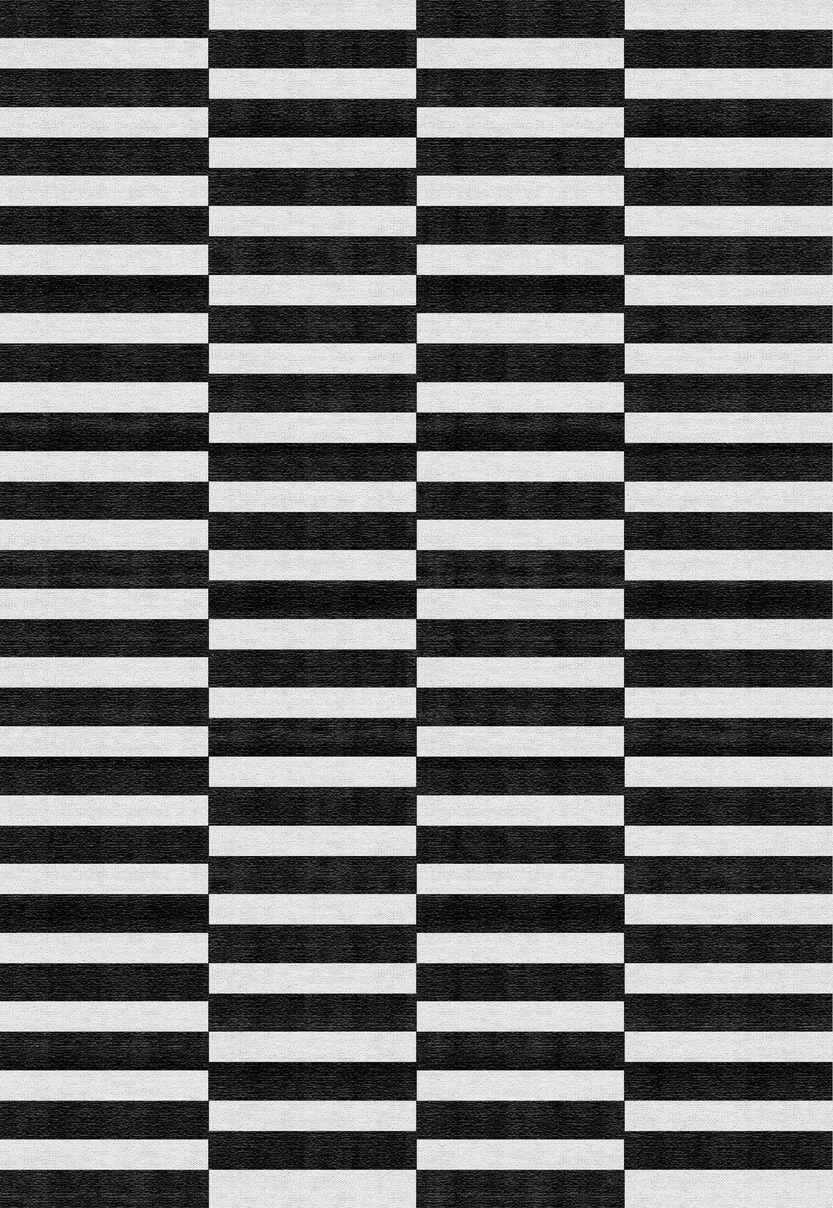 TUFTTEPPICH 130/190 cm MESIO STRIDER Grauweiß, Schwarz  - Grauweiß/Schwarz, Design, Kunststoff/Textil (130/190cm) - Lindorug