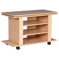 TV-STATIV i {item.attr('143-279'), [ ]}{item.attr('B-DIMENSION'),[]} - bokfärgad, Klassisk, trämaterial/plast (75/51/38cm) - MID.YOU