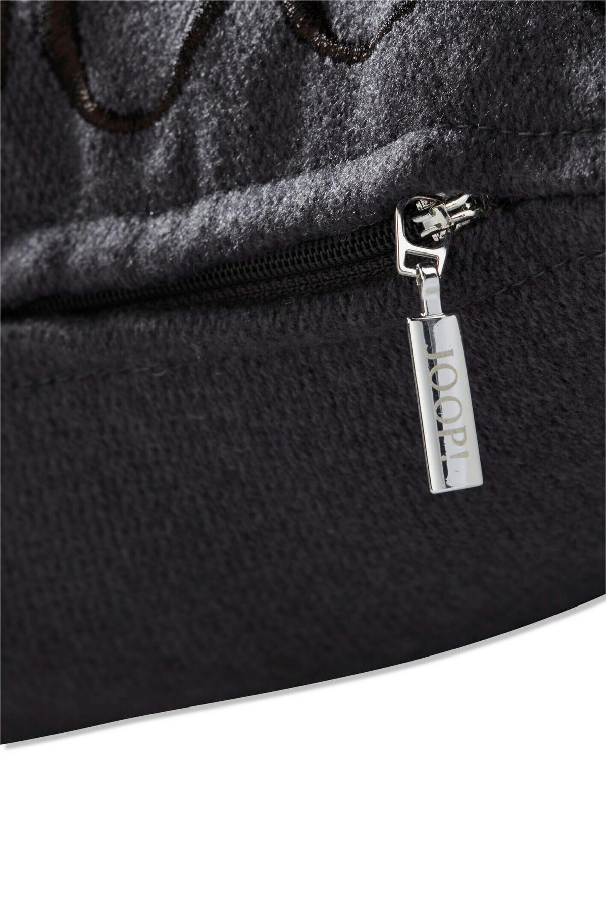 KISSENHÜLLE J! Fine Signature anthrazit 50/50 cm  - Anthrazit, Design, Textil (50/50cm) - Joop!