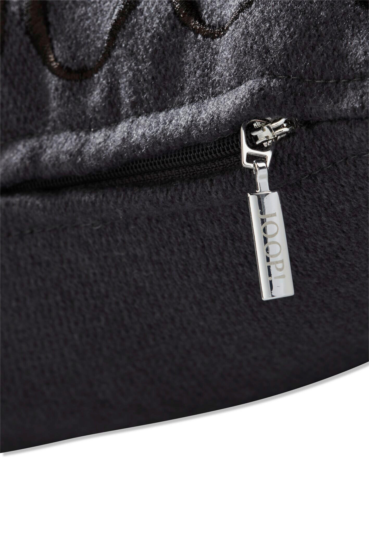 Thumbnail - Joop! Kissenhülle J! Fine Signature anthrazit, Anthrazit, Textil, Uni, 50x50 cm, hochwertige Qualität, Wohntextilien, Be...