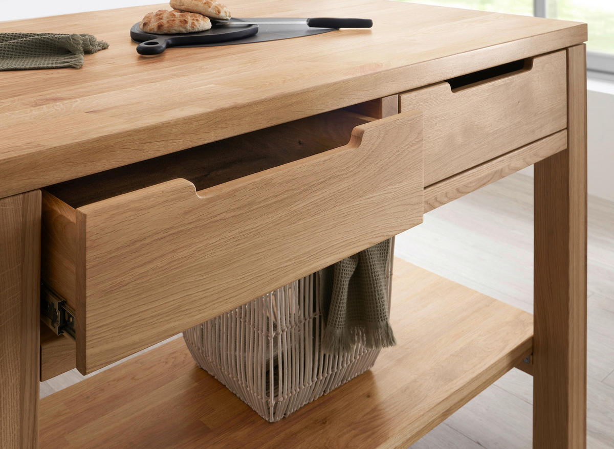 KÜCHENINSEL   in Eichefarben  - Eichefarben, Basics, Holz (120/91/90cm) - MID.YOU