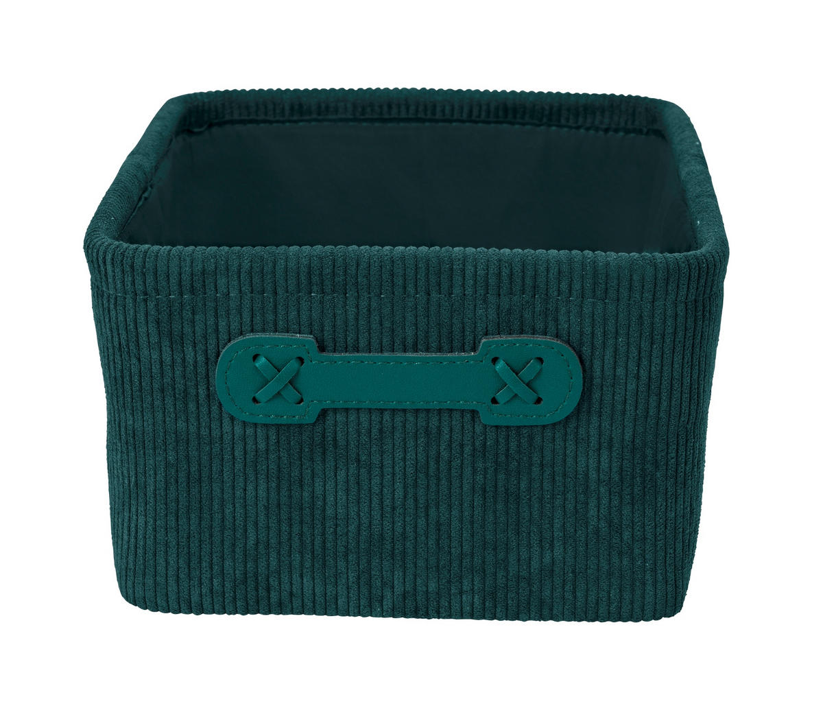 AUFBEWAHRUNGSKÖRBCHEN     - Dunkelgrün, Basics, Textil (27,6/12/20cm) - Wenko
