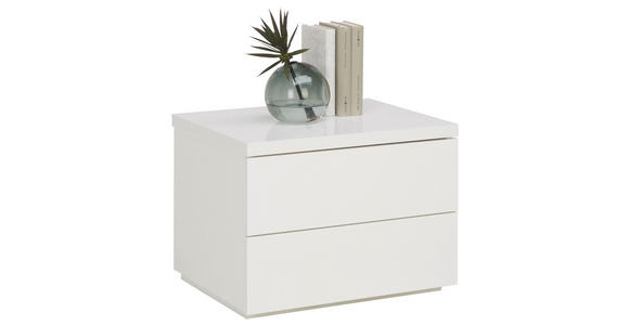 NACHTKÄSTCHEN 55/41/44 cm in Weiß - Weiß, KONVENTIONELL, Holzwerkstoff (55/41/44cm) - Xora