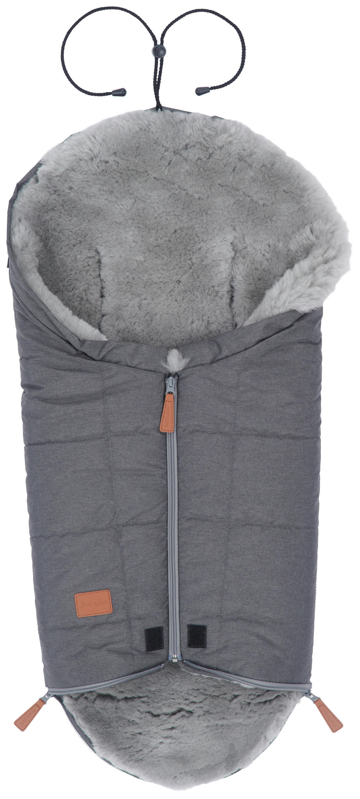 FELLSACK  - Dunkelgrau/Hellgrau, Basics, Textil (43/75cm) - Jimmylee