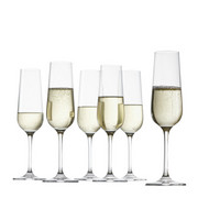 Sektglas-Set 6-teilig - Klar, Glas (7/23cm) - LEONARDO