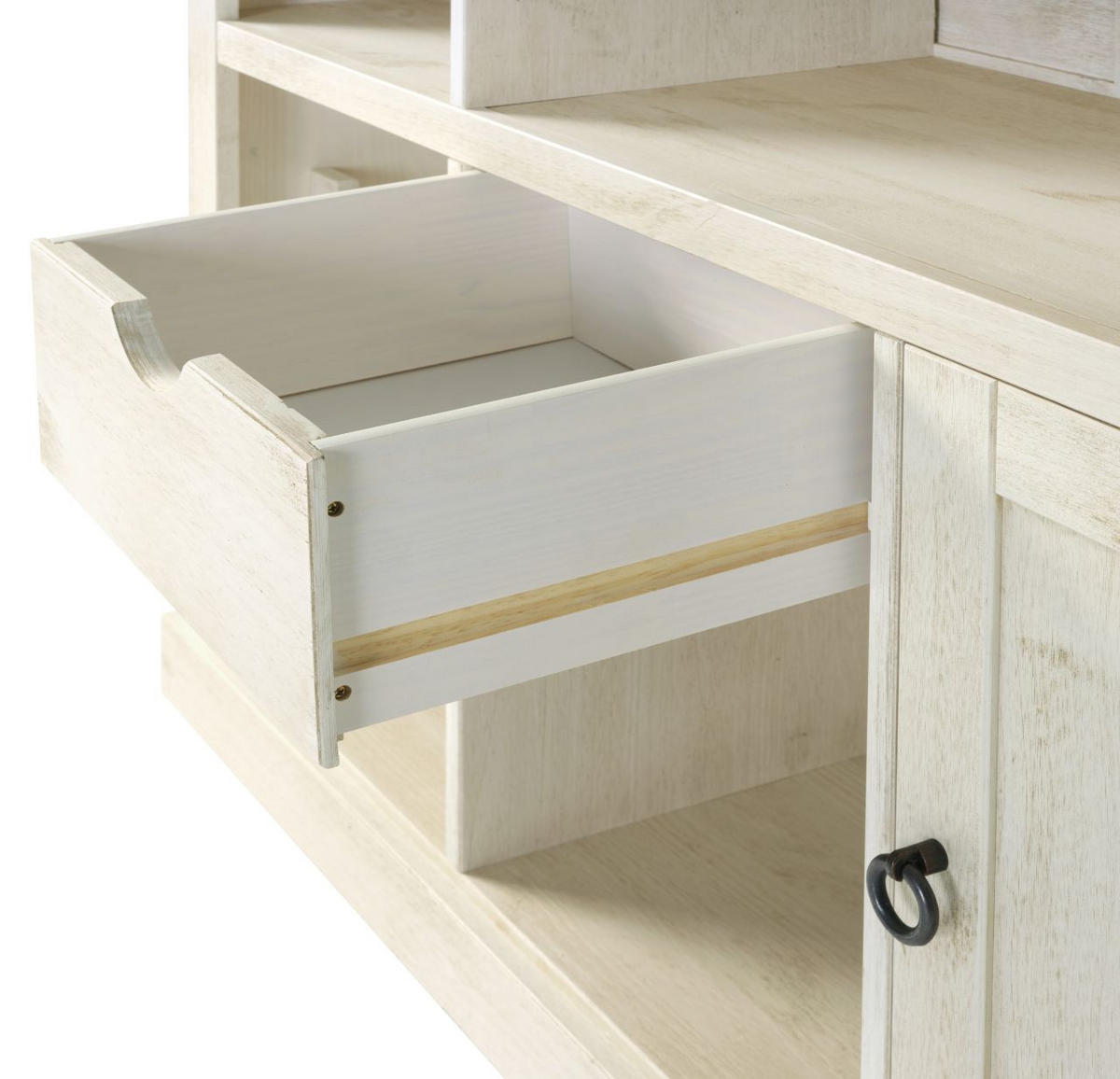 BAR fehér  - fehér, Romantik / Landhaus, fa (140/104/48cm) - MID.YOU