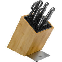 MESSERBLOCK Spitzenklasse Plus 6-teilig  - Braun, Design, Holz/Metall - WMF