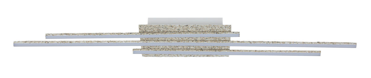 DECKENLEUCHTE 90/14/5,5 cm  - Weiß, Trend, Kunststoff/Metall (90/14/5,5cm) - Collett's Monde