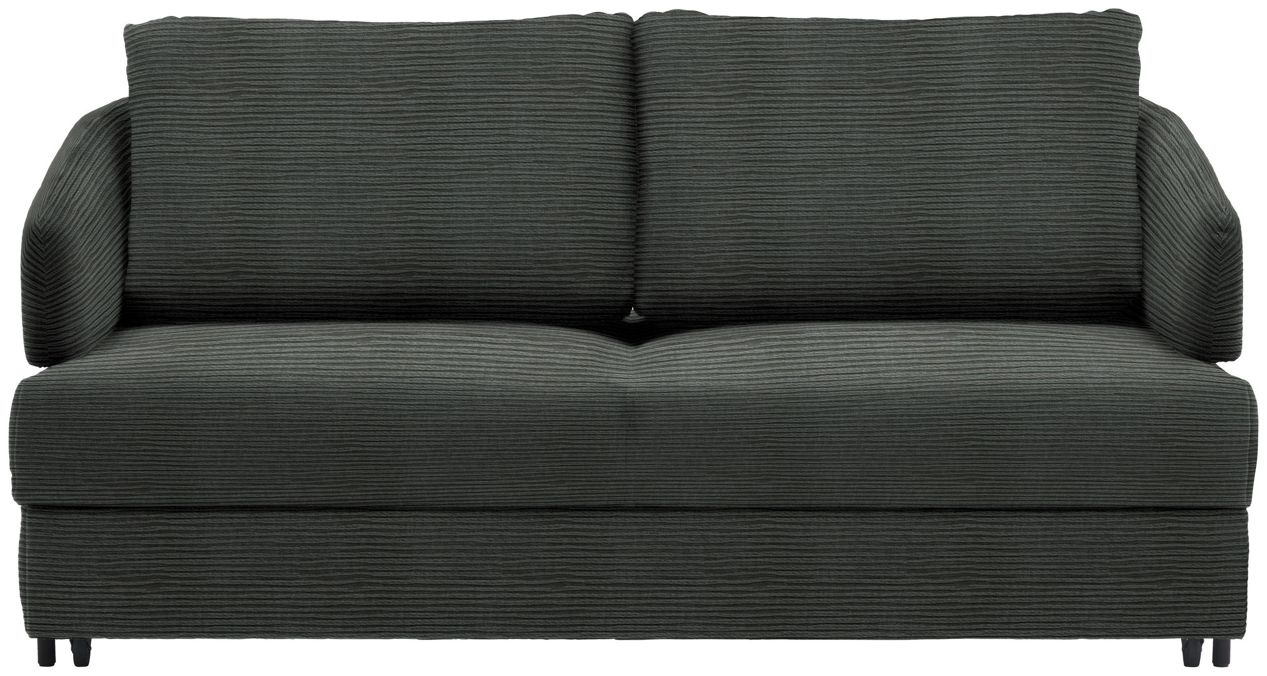SCHLAFSOFA in Textil Anthrazit  - Anthrazit/Schwarz, Design, Textil/Metall (172/76-89/112-120cm) - Bali
