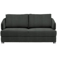 SCHLAFSOFA in Textil Anthrazit  - Anthrazit/Schwarz, Design, Textil/Metall (172/76-89/112-120cm) - Bali