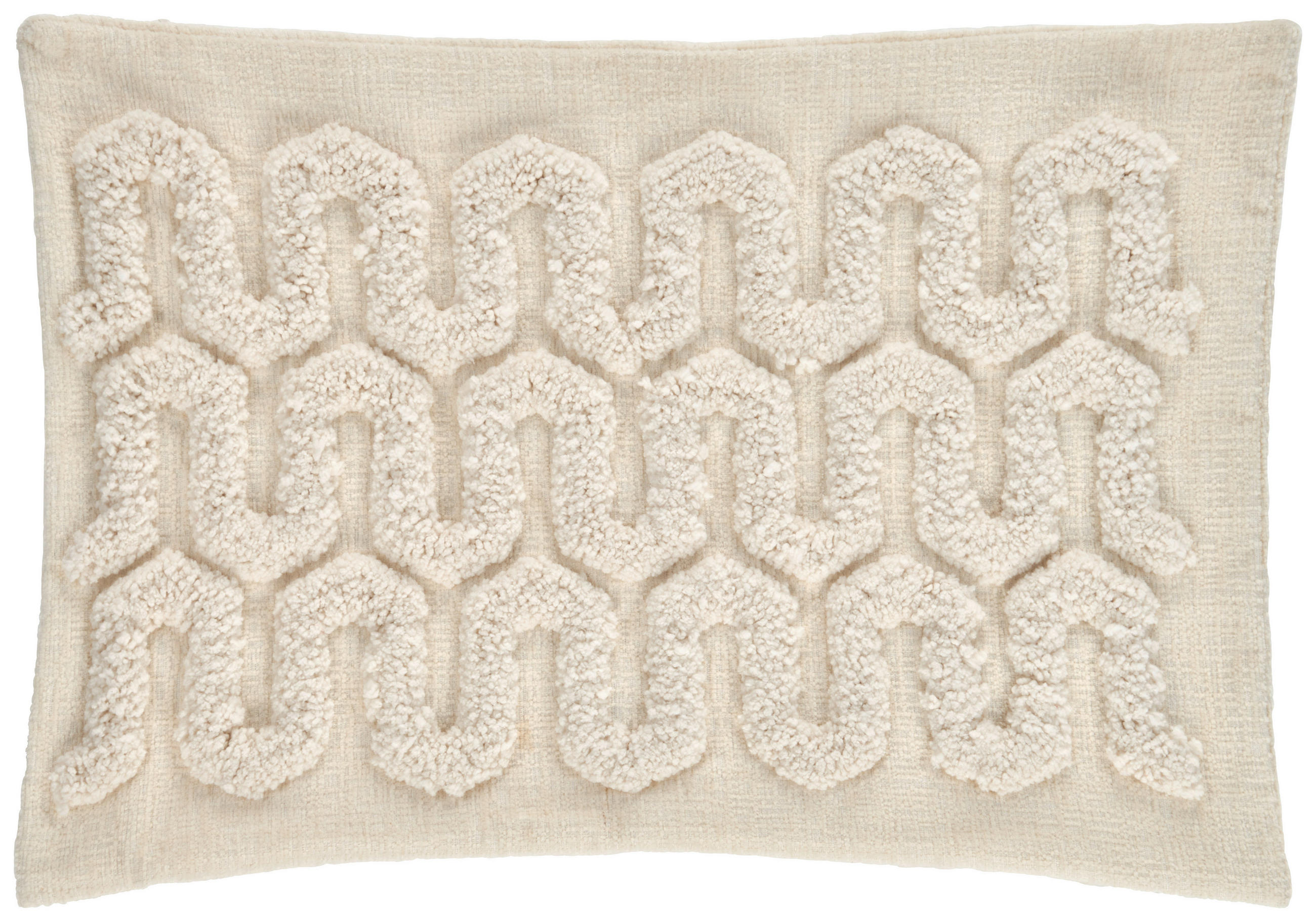 ZIERKISSEN  40/60 cm   - Weiß, KONVENTIONELL, Textil (40/60cm) - Esposa