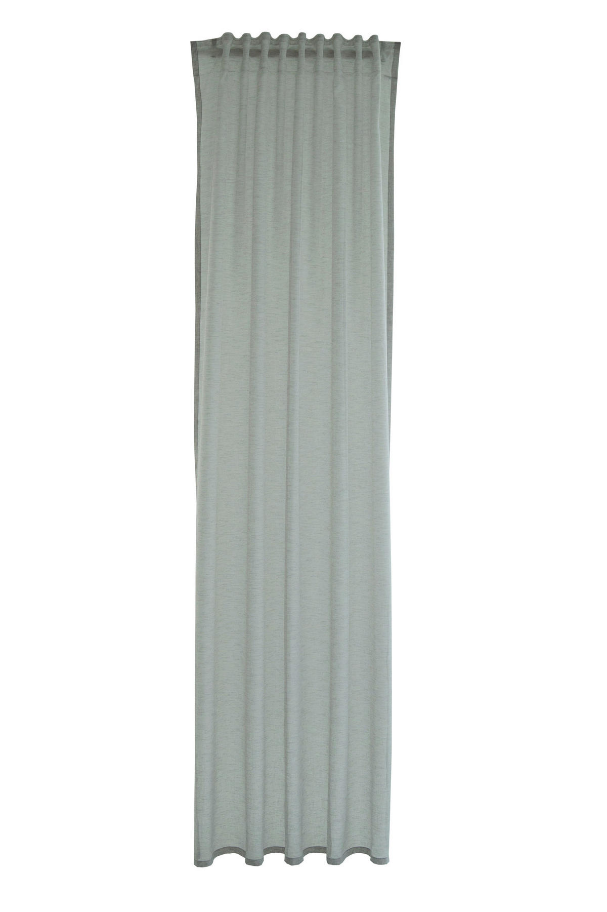 FERTIGVORHANG  transparent  140/245 cm   - Grau, KONVENTIONELL, Textil (140/245cm)