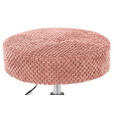 BÜROHOCKER 35/49/61/35 cm  - Schwarz/Rosa, KONVENTIONELL, Kunststoff/Textil (35/49/61/35cm) - Carryhome