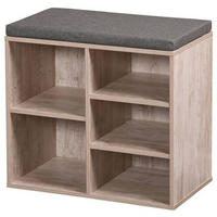 GARDEROBENBANK - Grau, Basics (51,5/29,5/48cm) - Kesper