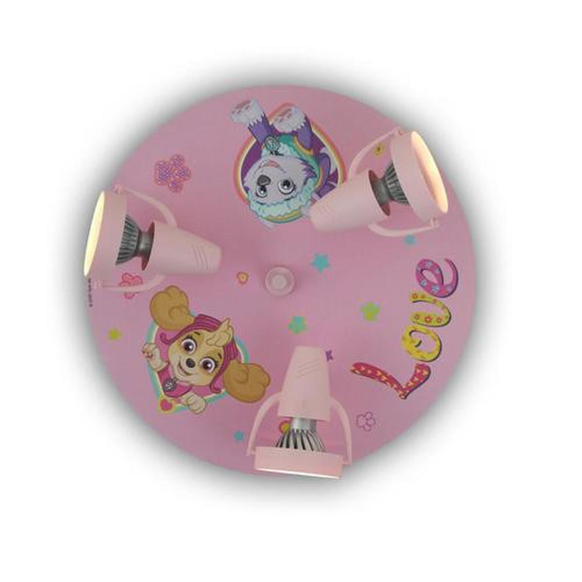 KINDERDECKENLEUCHTE Paw Patrol 35/15 cm   - Multicolor/Rosa, Basics, Holzwerkstoff/Kunststoff (35/15cm)
