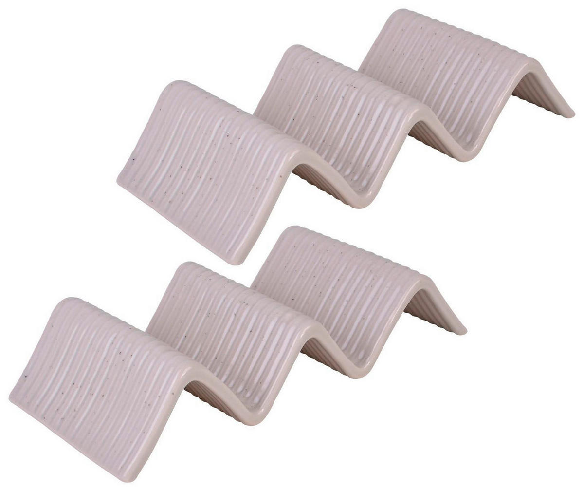 SERVIERSCHALENSET Streat Food  22/10,5 cm  - Creme, Basics, Keramik (22/10,5cm) - Creatable