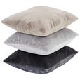 KISSENHÜLLE YUKON 48/48 cm - Anthrazit, Design, Textil (48/48cm) - Novel
