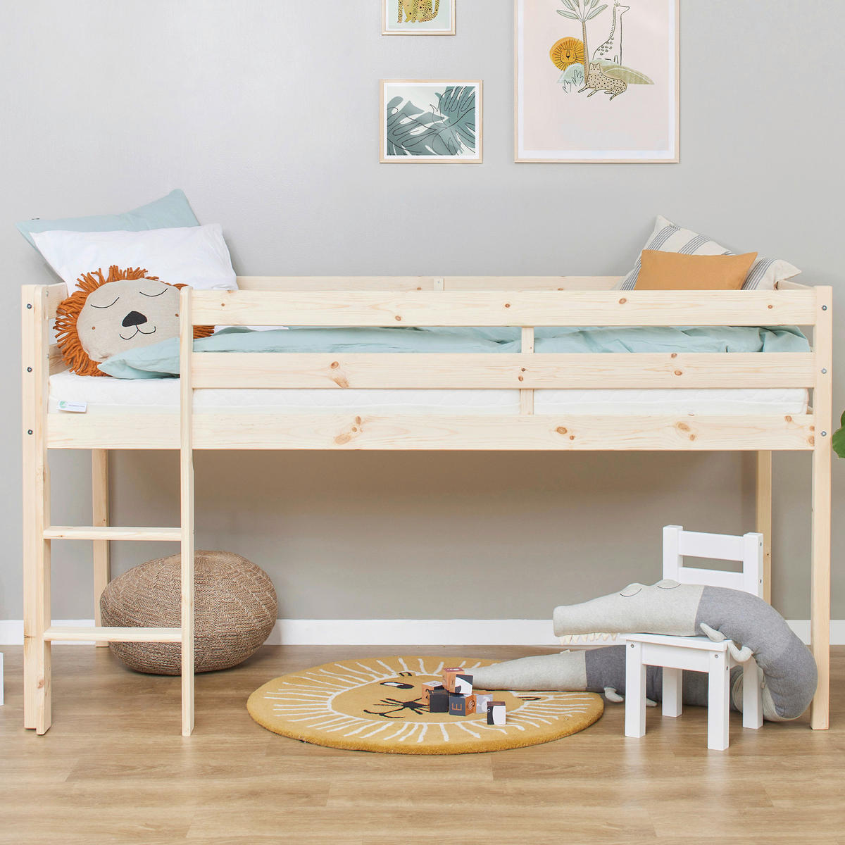 HOCHBETT 90/200 cm  - Naturfarben/Kieferfarben, MODERN, Holz (90/200cm) - MID.YOU