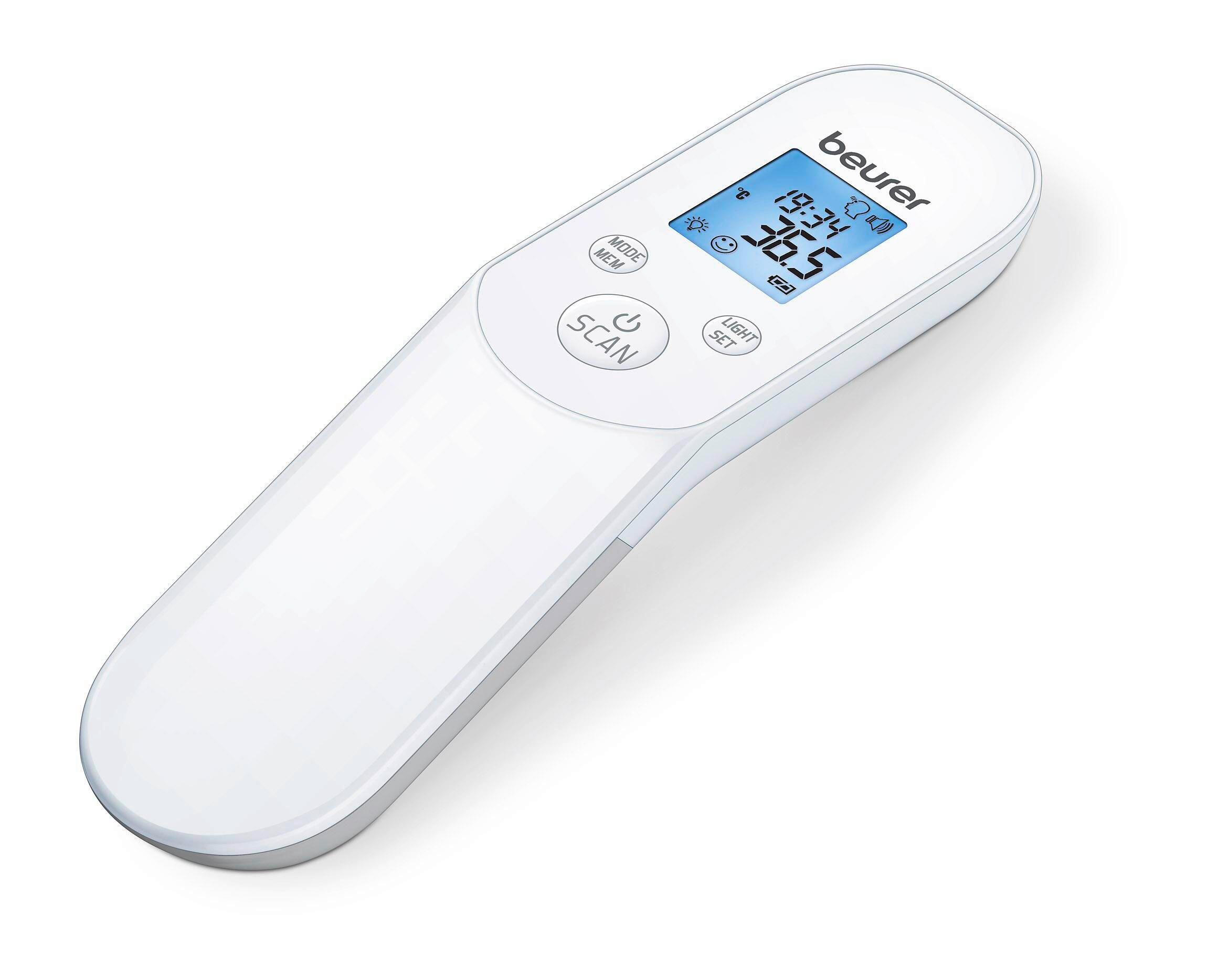 STIRNTHERMOMETER  - Weiss, Basics (11/19,2/5,2cm) - Beurer