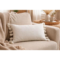 OKRASNA BLAZINA  LOVE STORY    30/50 cm         - ekru, Basics, tekstil (30/50cm) - Novel