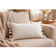 ZIERKISSEN  30/50 cm   - Ecru, Basics, Textil (30/50cm) - Novel