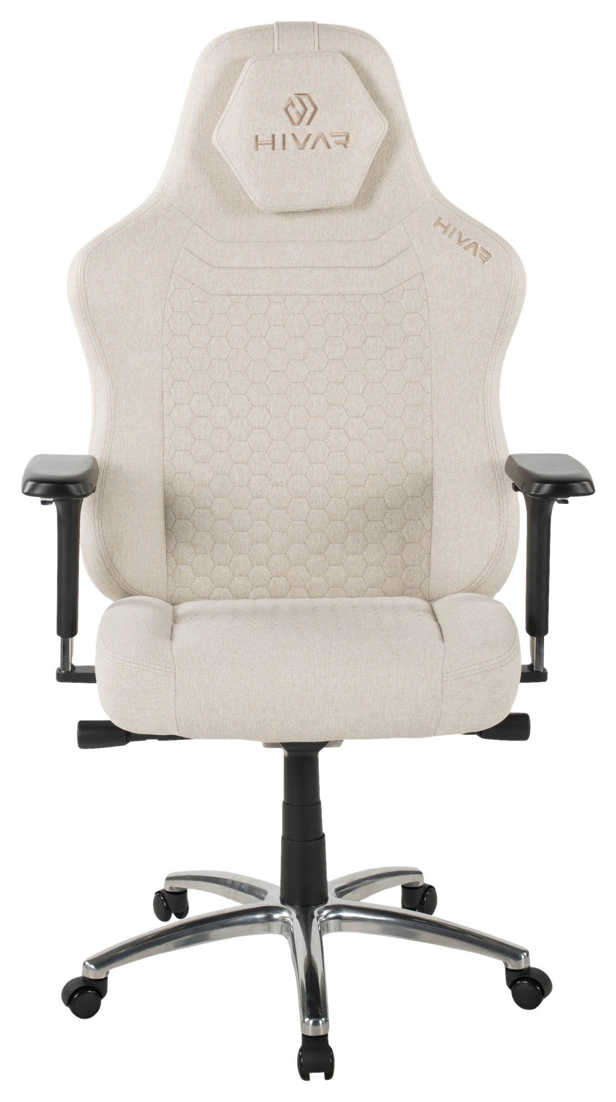 ORBICAL XL Desert Silver Silberfarben, Beige Metall, Textil   - Beige/Silberfarben, LIFESTYLE, Textil/Metall (81/147/72cm) - HIVAR