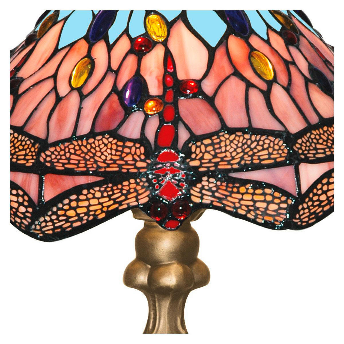 STONA LAMPA - boja mesinga, Konvencionalno, staklo/metal (30/45cm)