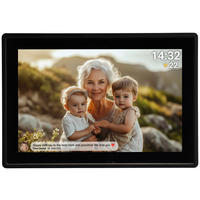 DIGITALER BILDERRAHMEN - Schwarz, Design, Kunststoff (26/18/1,7cm) - DENVER