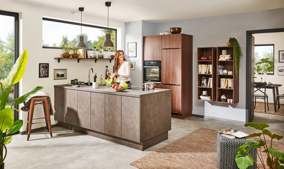 KUCHYNĚ NA MÍRU RILEY - Design, kompozitní dřevo - Celina