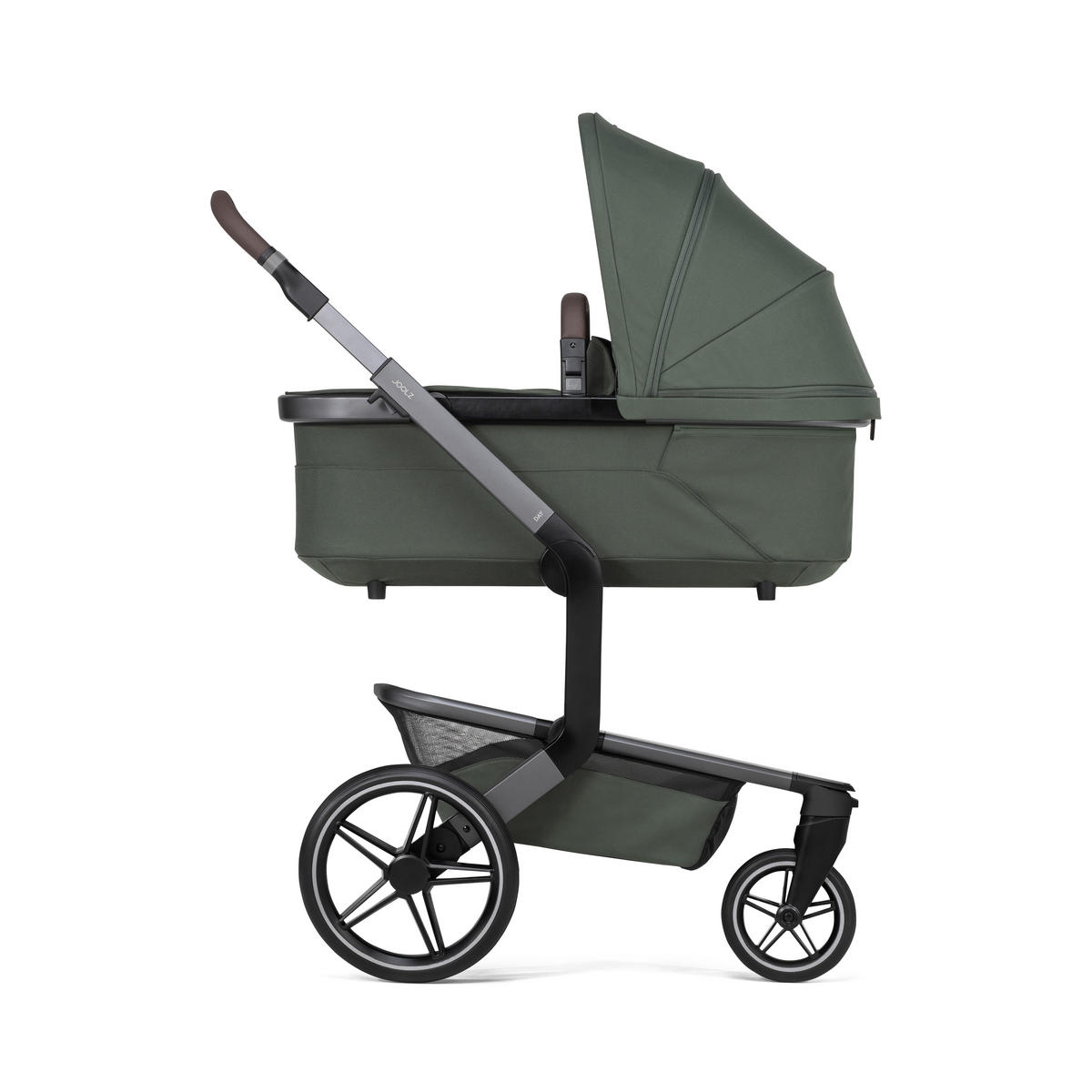 KINDERWAGEN  Day 5  Forest Green  - Olivgrün/Grau, Basics, Textil/Metall (94/60/113cm) - Joolz