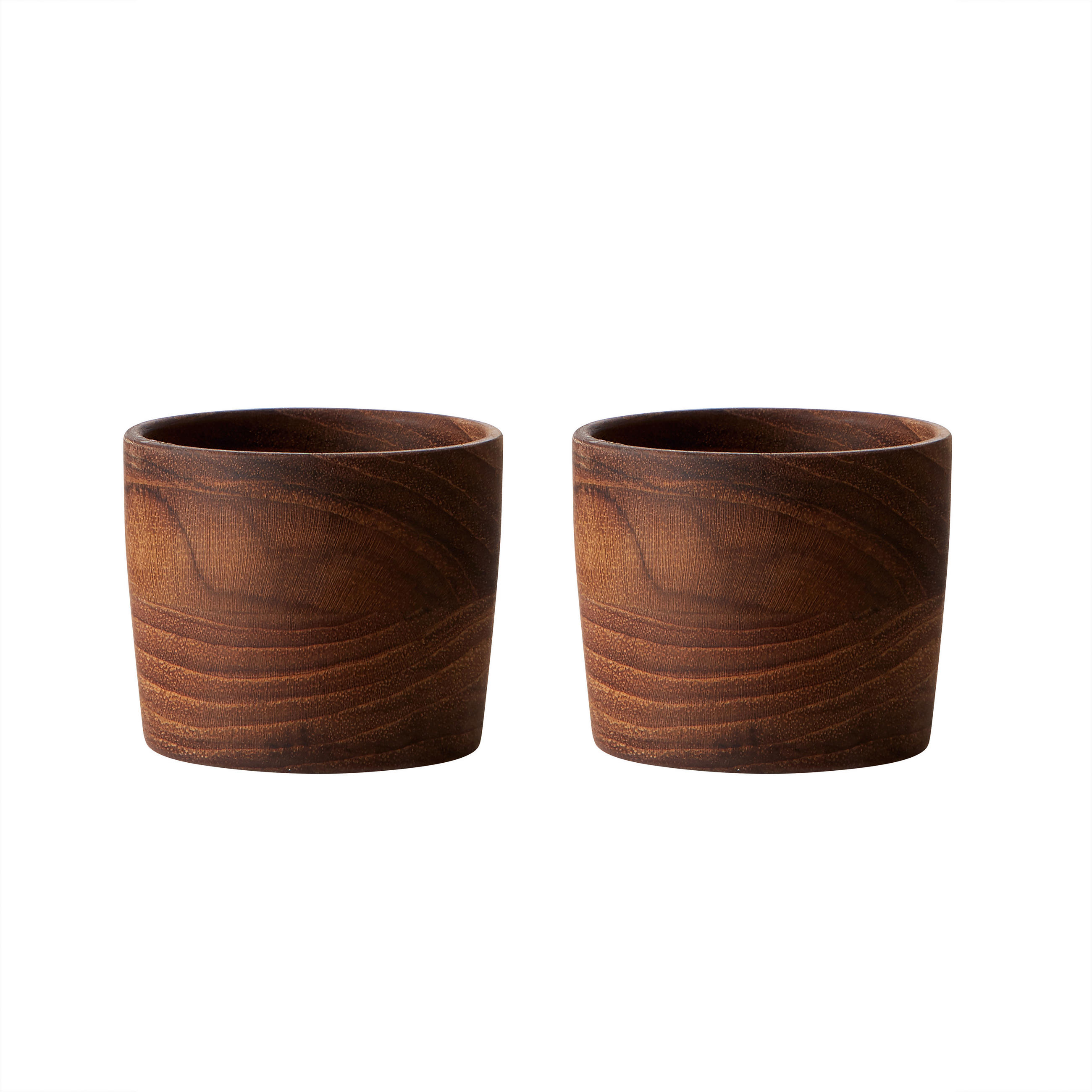 EIERBECHER RAW Holz  - Teakfarben, Basics, Holz (5/5/4cm) - Aida