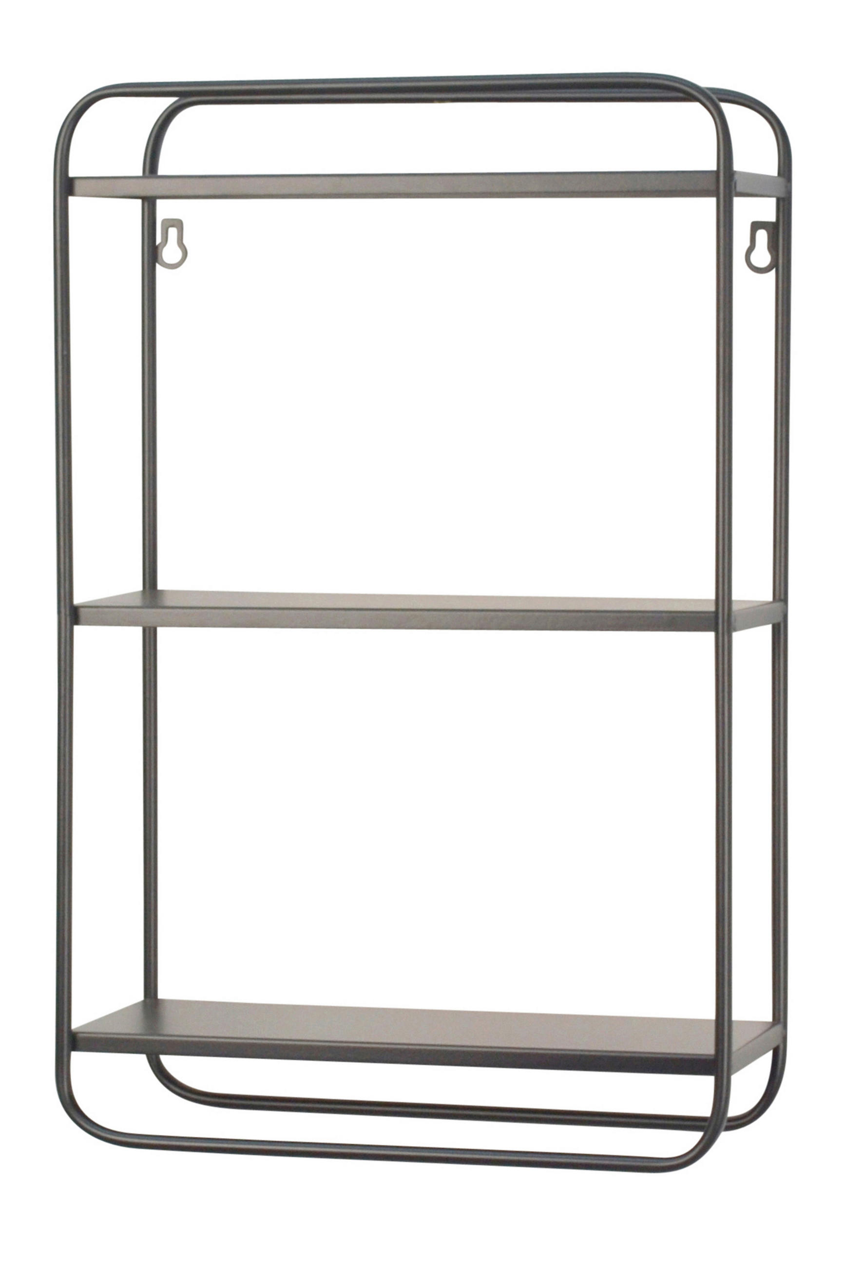 WANDREGAL  - Schwarz, Design, Metall (36/56/15cm) - MID.YOU