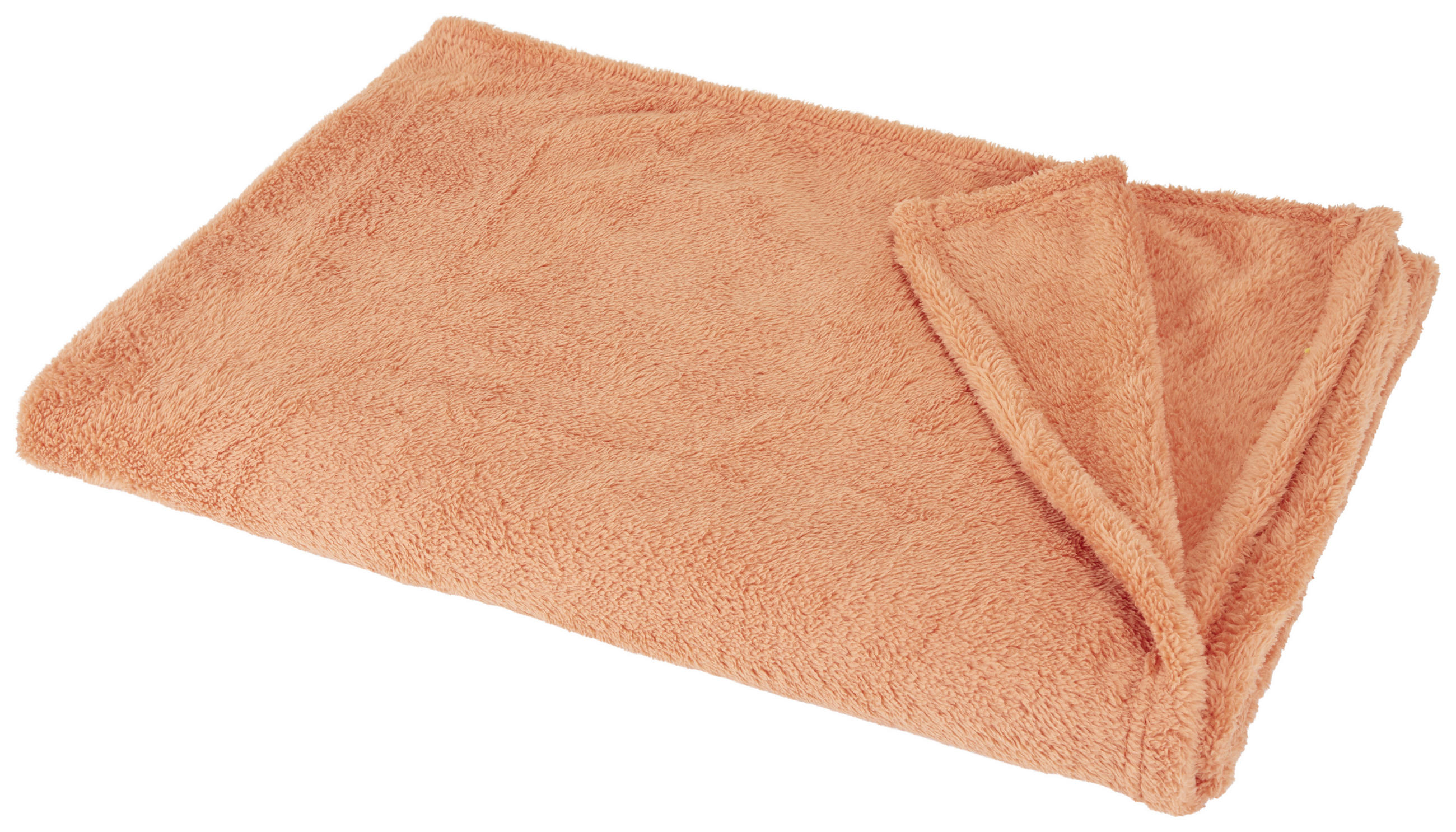 PĂTURĂ PUFOASĂ 130/170 cm  - corai, Basics, textil (130/170cm) - Boxxx