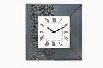 WANDUHR  Grau  - Grau, Trend, Glas (50/50cm) - Ambia Home