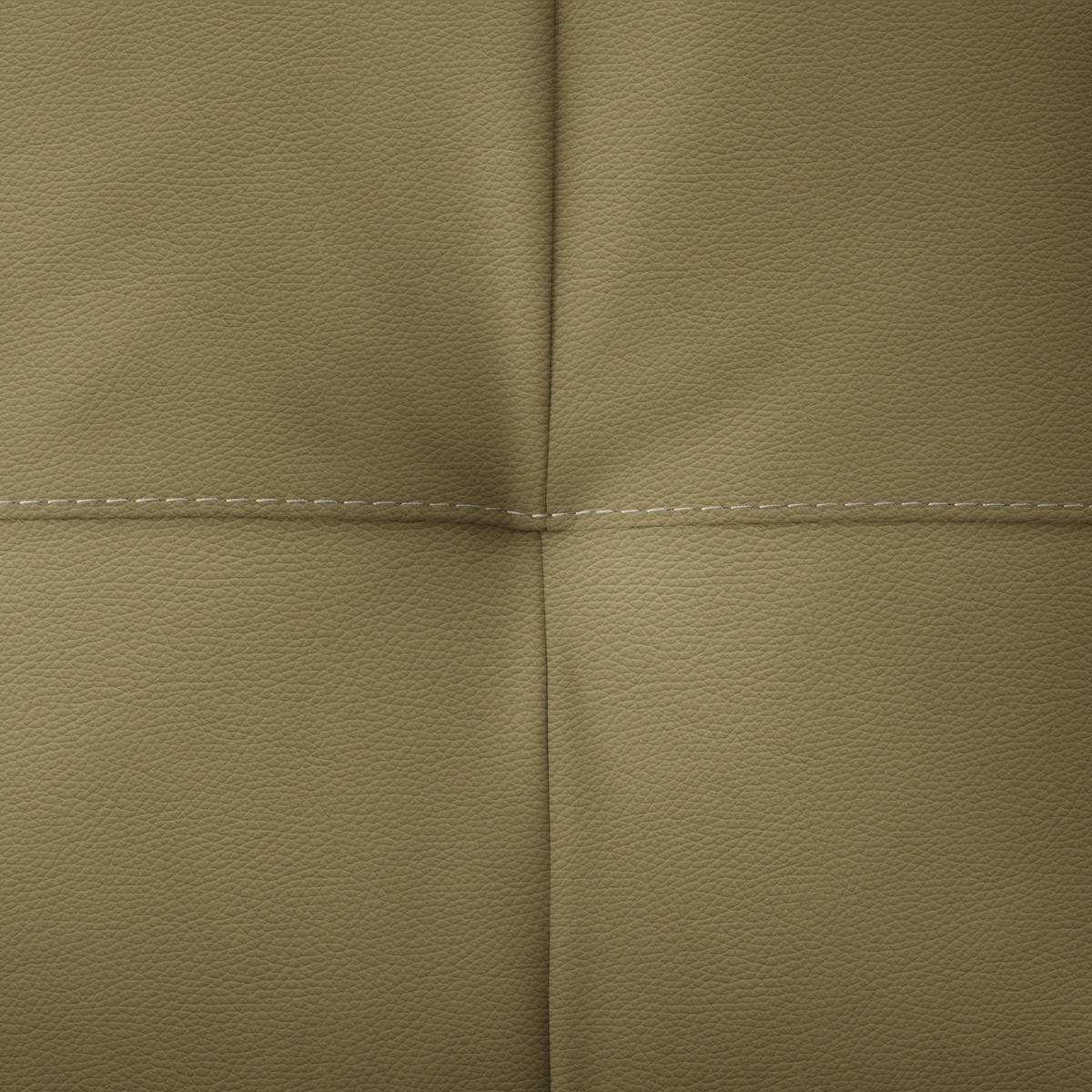 ECKSOFA in Echtleder Beige  - Beige/Schwarz, Design, Leder/Metall (165/313cm) - Emilio Belluti