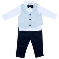 FESTTAGSANZUG Festtagsbekleidung  - Blau/Weiß, Basics, Textil (86null)