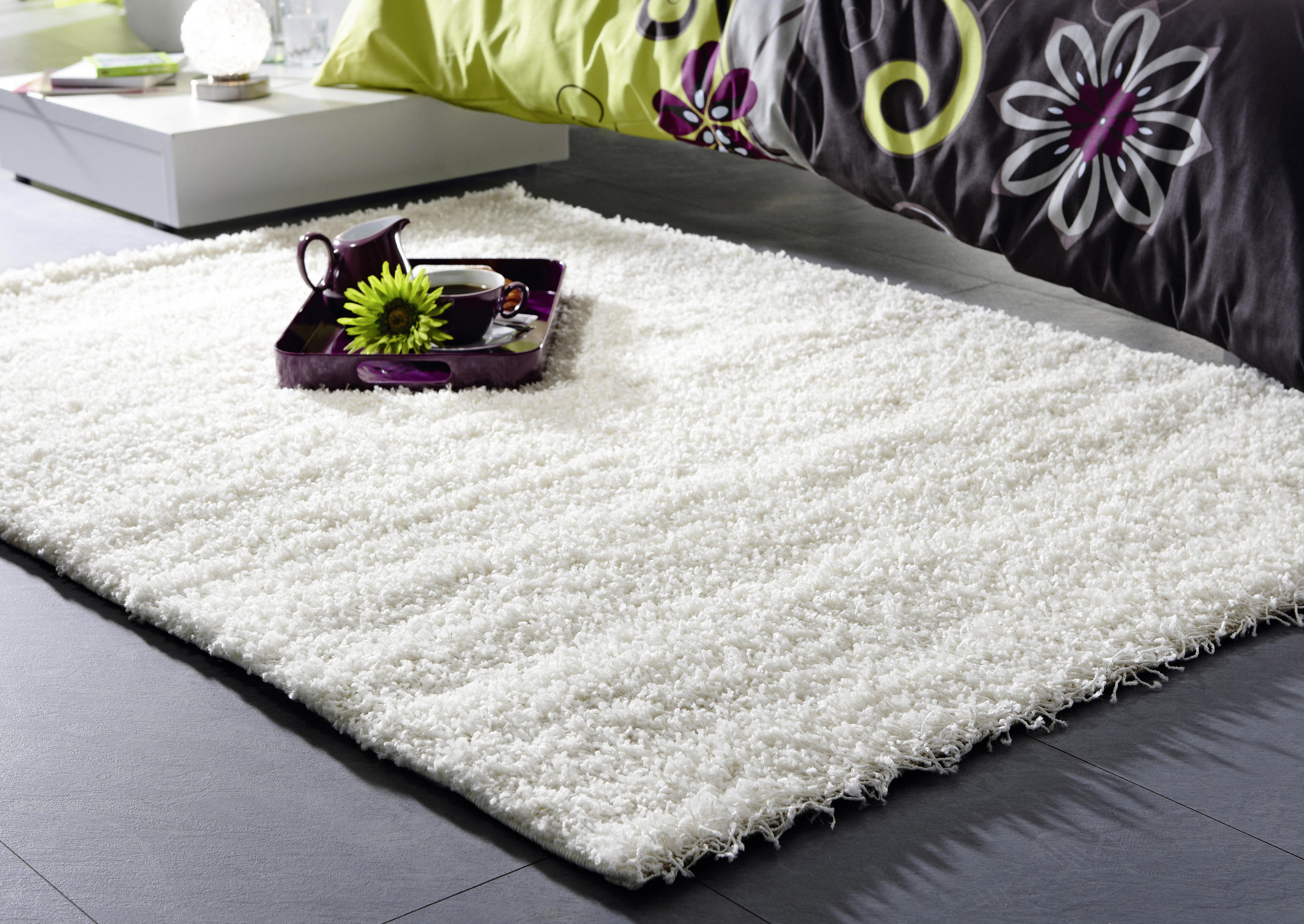 WEBTEPPICH 80/150 cm Weiß  - Weiß, Basics, Textil (80/150cm) - Boxxx