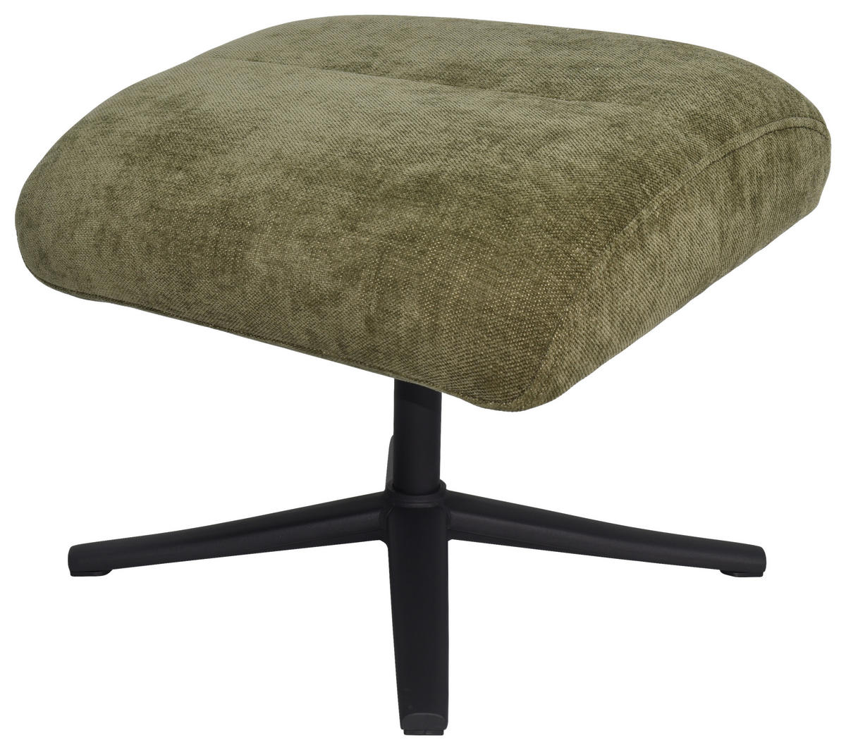 RELAXSESSELSET RELAVO Webstoff Hocker    - Schwarz/Grün, Design, Textil/Metall (72/109/86/111/81cm) - Livetastic