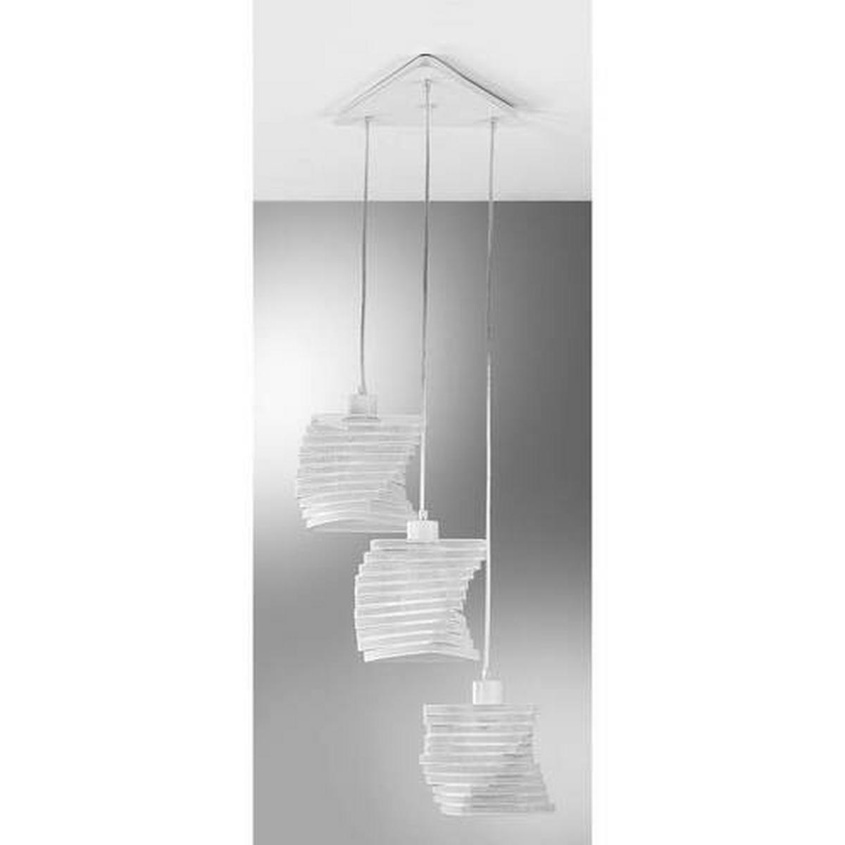 ZÁVĚSNÉ SVÍTIDLO, 44/120 cm  - bílá, Design, kov (44/120cm)