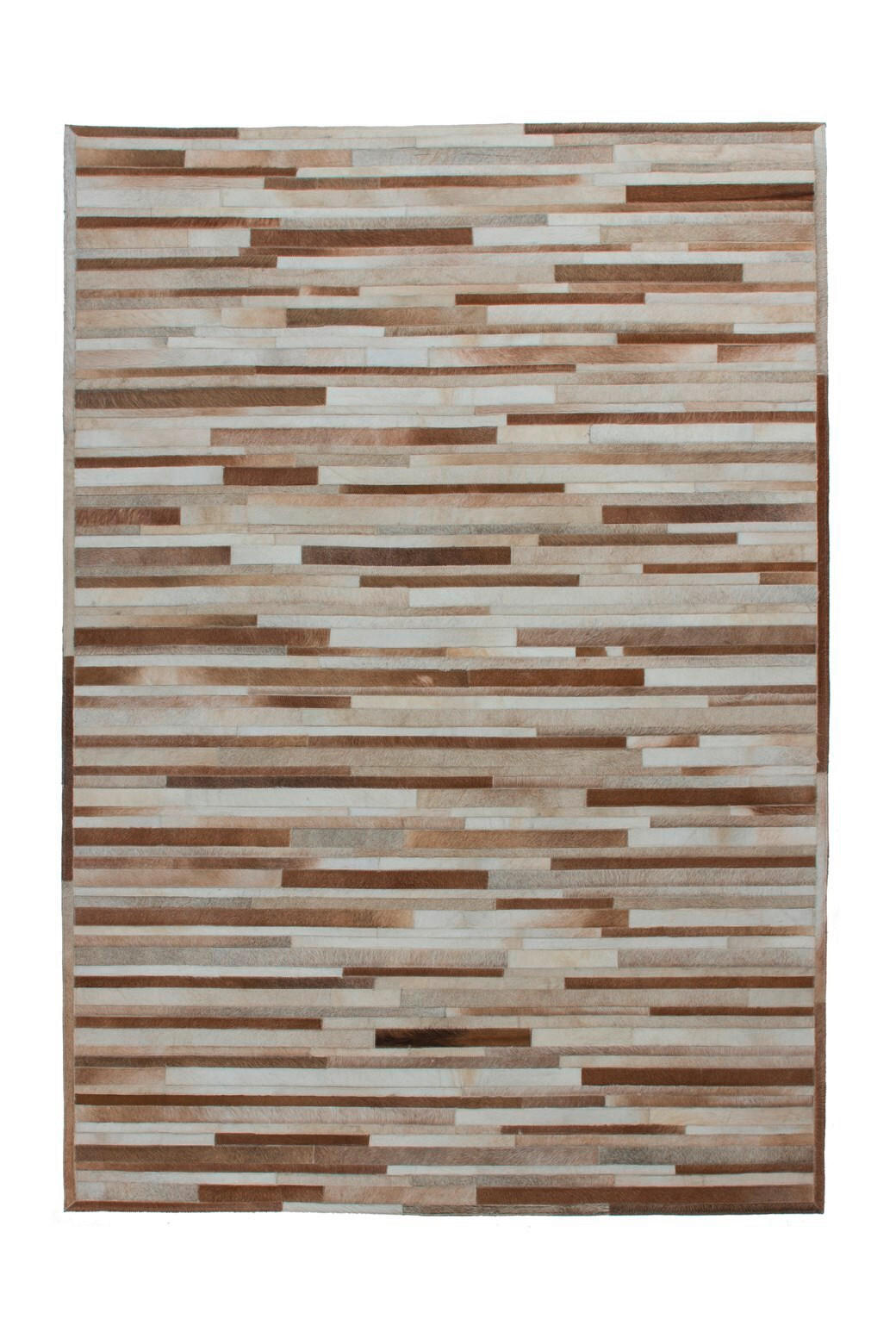 FLACHWEBETEPPICH 80/150 cm Creme  - Creme, Design, Leder/Textil (80/150cm) - Novel
