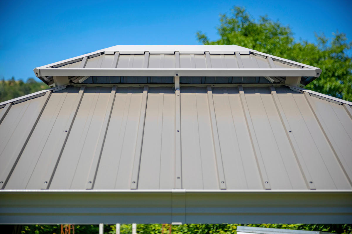 PAVILLON 483/307/363 cm   - Champagner, Basics, Metall (483/307/363cm)
