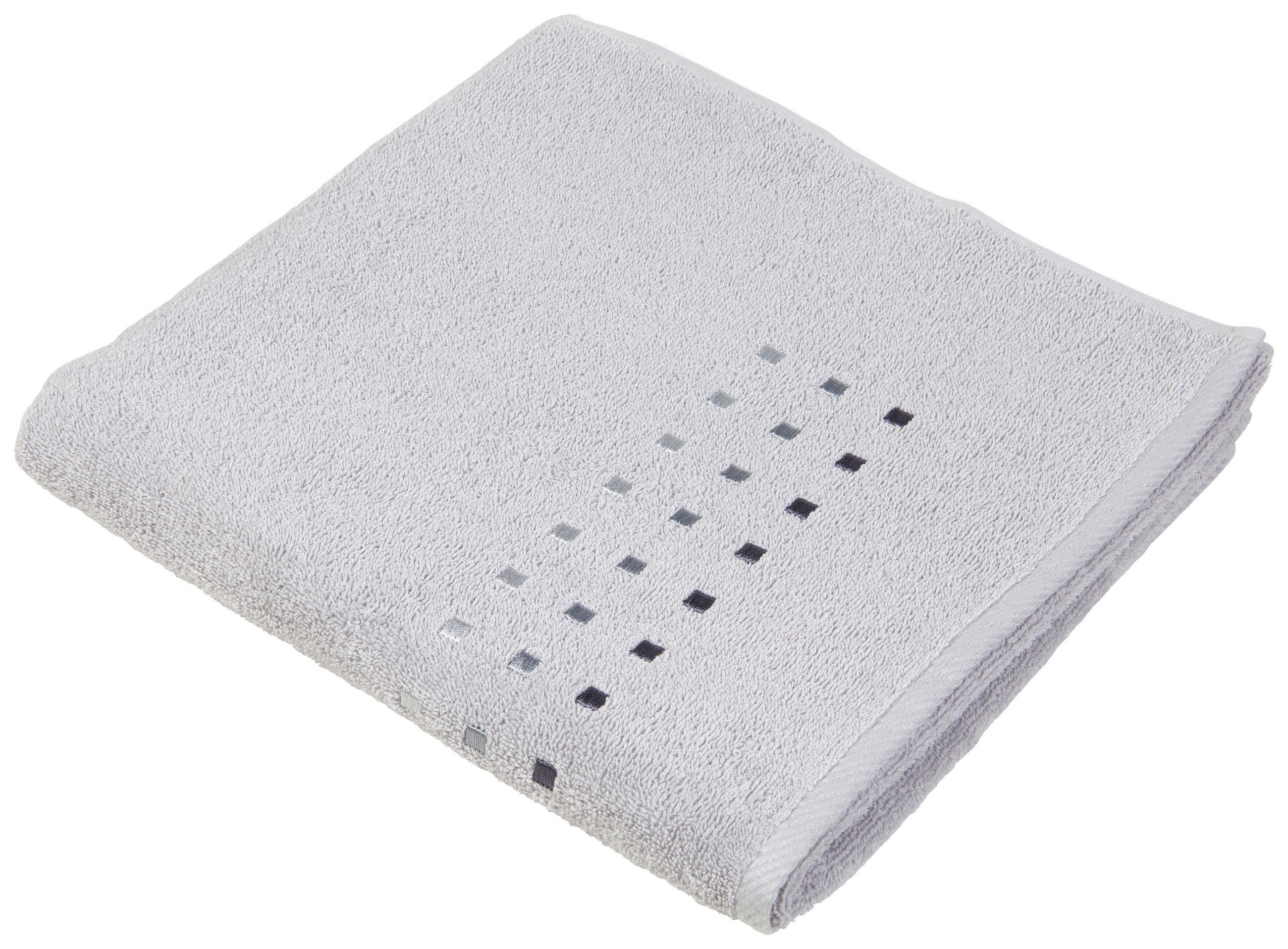 DUSCHTUCH 70/140 cm QUATTRO  - Silberfarben, KONVENTIONELL, Textil (70/140cm) - Esposa