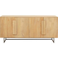 SIDEBOARD  165/76/40 cm  - Hellbraun/Eichefarben, Design, Holz/Metall (165/76/40cm) - Kare-Design
